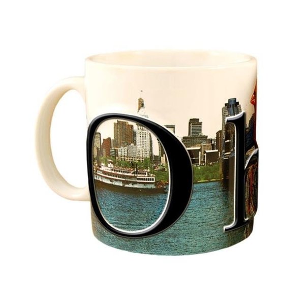 Americaware Americaware SMOHI01 Ohio 18 oz Full Color Relief Mug SMOHI01